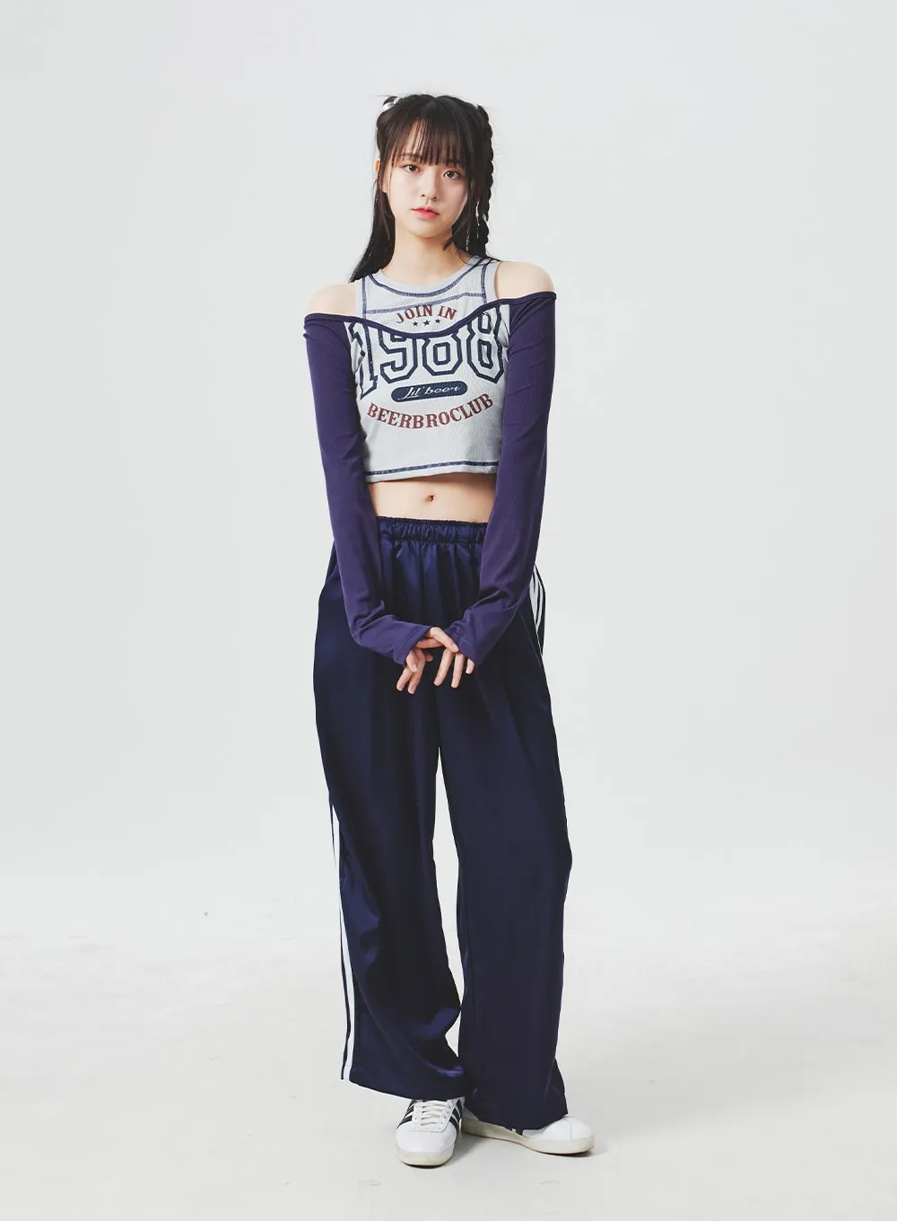 Cut Out Shoulder Top BA305