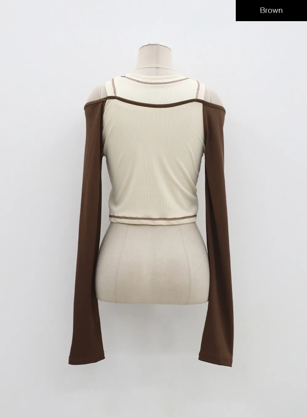 Cut Out Shoulder Top BA305