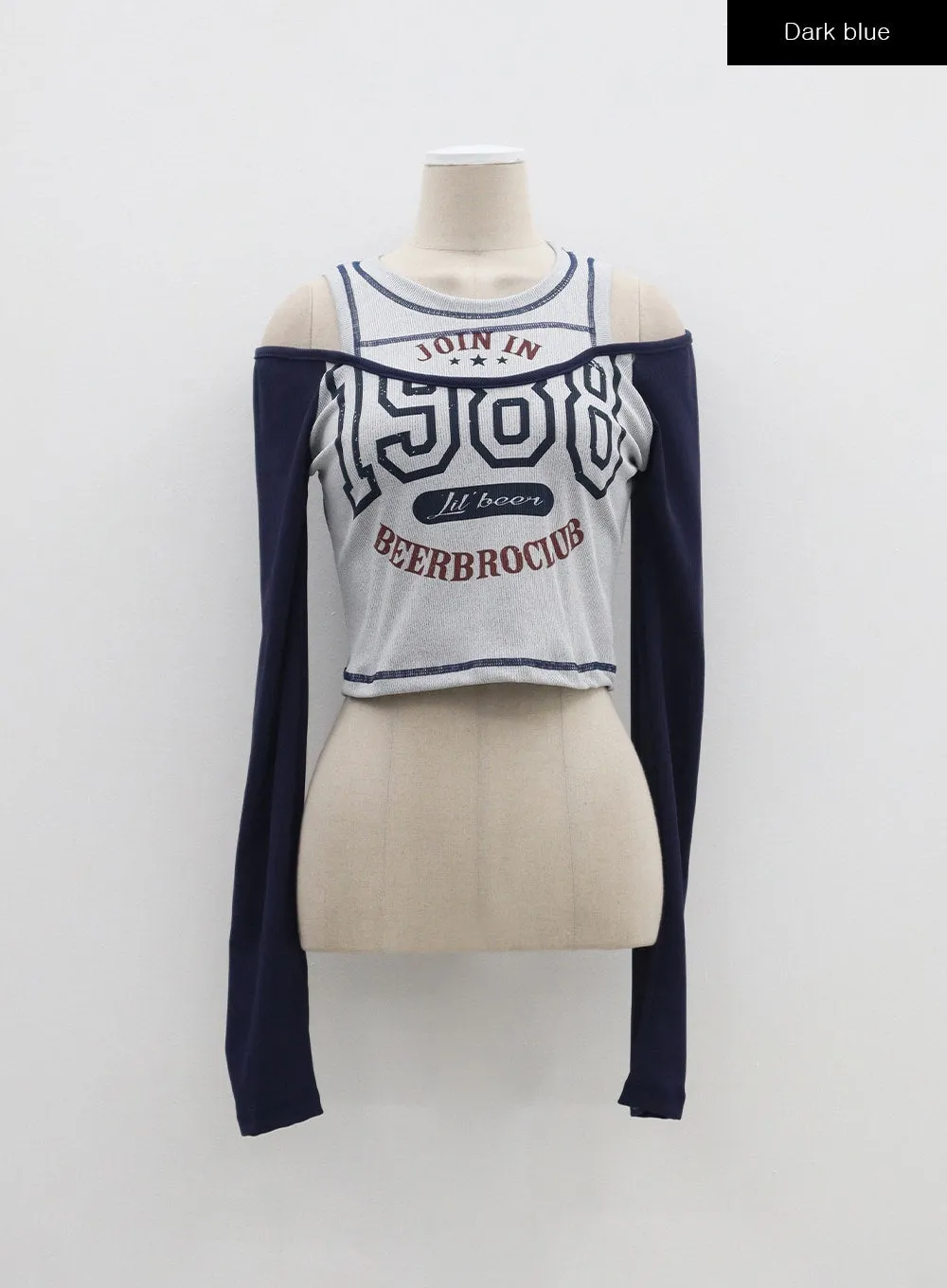 Cut Out Shoulder Top BA305