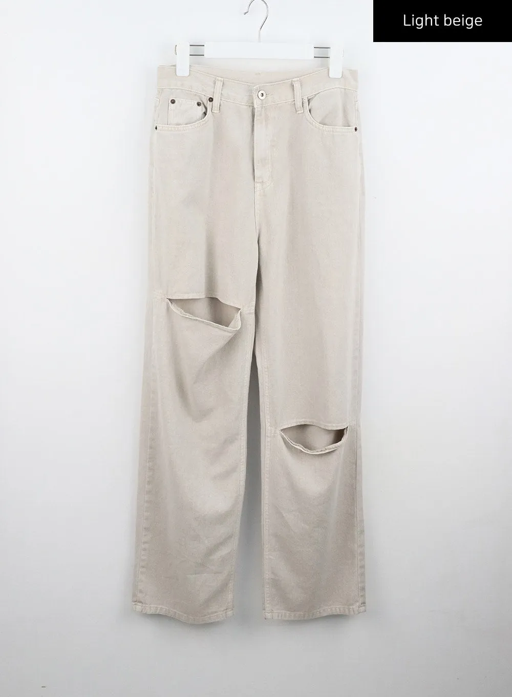 Cut Out Wide Pants CU328