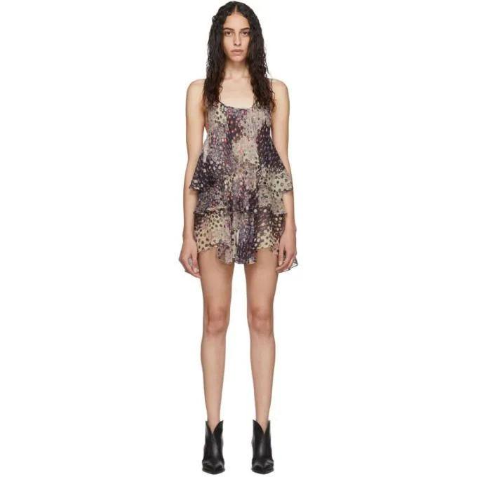 Dsquared2 Multicolor Silk Ophelia Dress