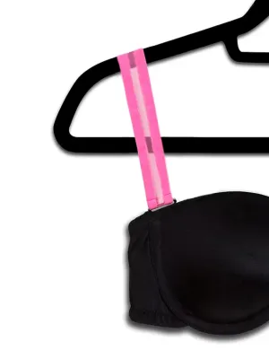 Hot Pink Skinny Sheer Bra Straps