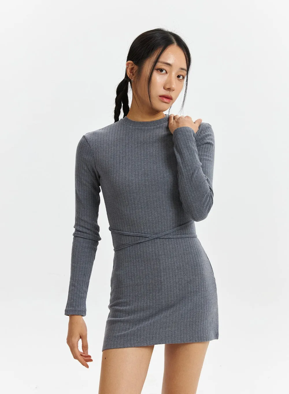 Open Back Mini Dress CD321