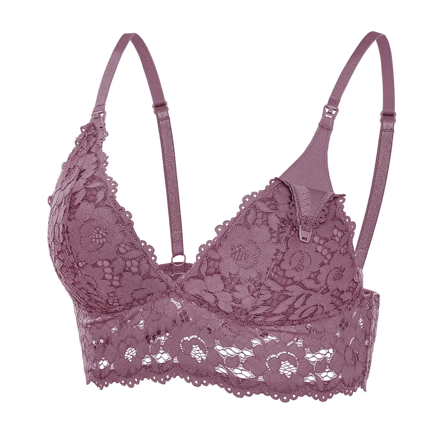 Pretty Lace Maternity Nursing Bra